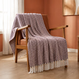 Tessitura Brown Chevron - Throw