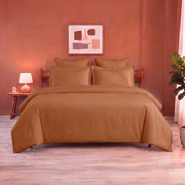 Fort Mellow - Solid Duvet Cover (Taupe)