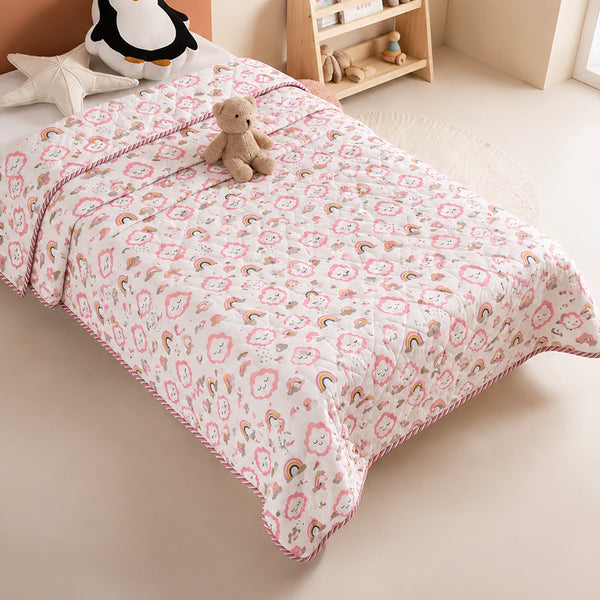 Baby Pink Cloudnine - Printed Baby Blanket