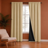 Fort Essential - Black Backing Blackout Curtain