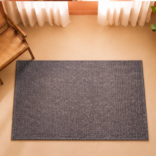Tessitura Chromatic - Herringbone Cotton Rug (Grey & White)