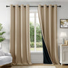 Fort Essential - Black Backing Blackout Curtain (Dutch White)