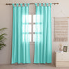 Fort Absolute - Twist Tab Top Sheer Curtain (Celeste)