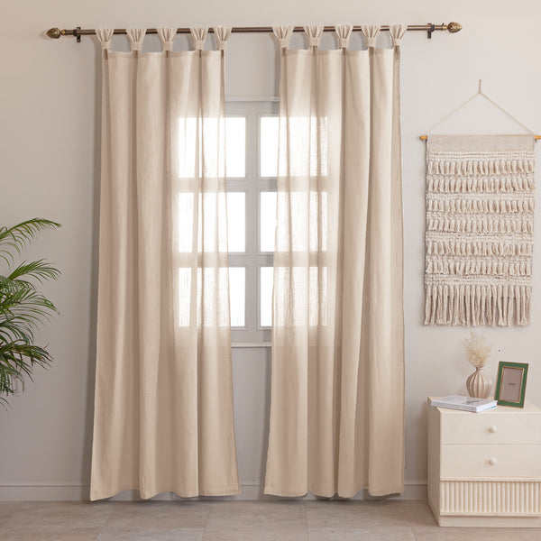 Fort Absolute - Twist Tab Top Sheer Curtain