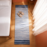Earthology Soothe - Recycled Runner Rug (Denim Blue)