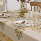 Handblock Table Cover (Sunbeam)