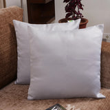 Solid Durable Cushion Cover (Graiysh White)