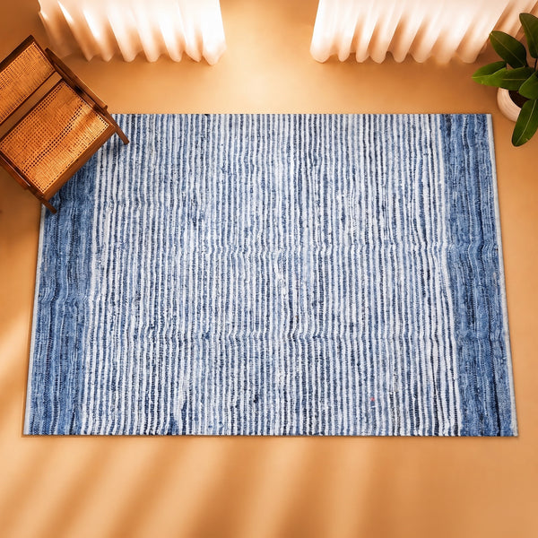 Earthology Soothe - Denim Recycled Rug (Blue)