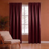 Fort Essential - Rod Pocket Blackout Curtain (Maroon)