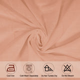 Fort Absolute - Peach Loop Sheer Curtain
