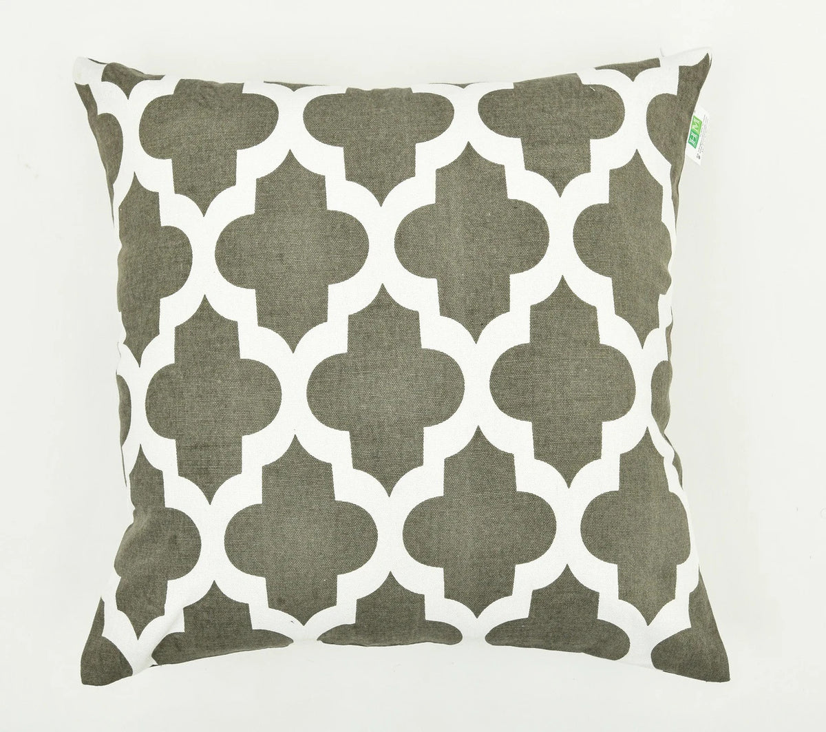 Imprimer Quatrefoil - Printed Cushion Cover (Grey)