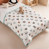 Baby Panda and Friends - Printed Baby Blanket