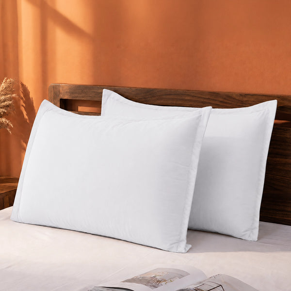 Fort Nightingale - Solid Pillow Cover (White) (Bedsheet Excluded)