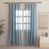Fort Absolute - Twist Tab Top Sheer Curtain (Silver Grey)