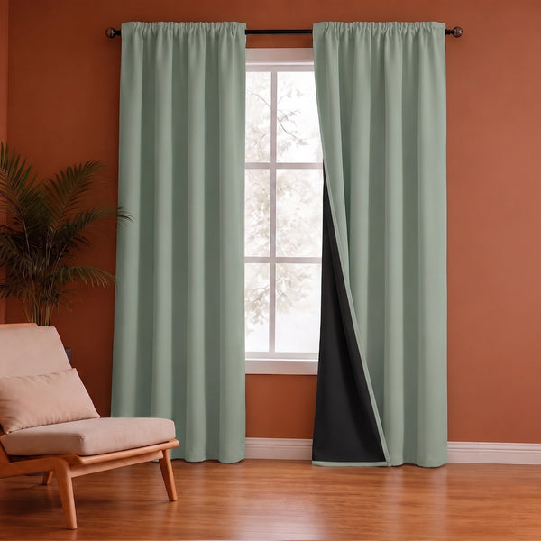 Fort Essential - Black Backing Blackout Curtain