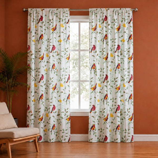 Multicolor Little Wings Rod Pocket Duck Curtain