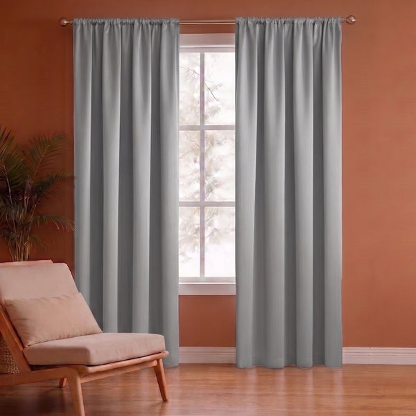 Fort Essential - Rod Pocket Blackout Curtain (Greyish)