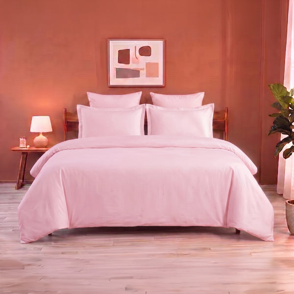 Fort Mellow - Solid Duvet Cover (Pink)