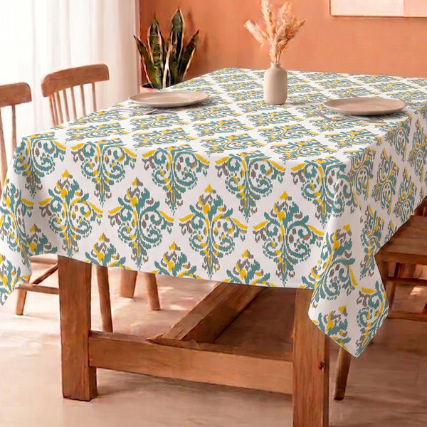 Imprimer Ikat - Printed Dining Table Cover (Yellow)