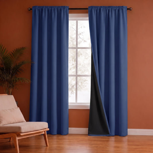 Fort Essential - Black Backing Blackout CurtainFort Essential - Black Backing Blackout Curtain