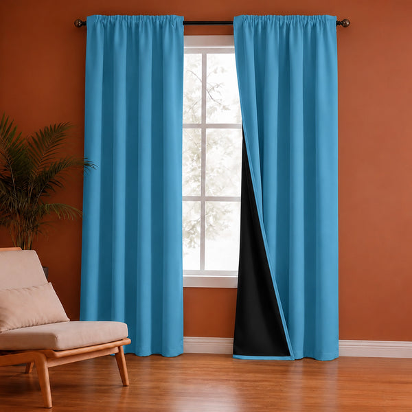 Fort Essential - Black Backing Blackout Curtain