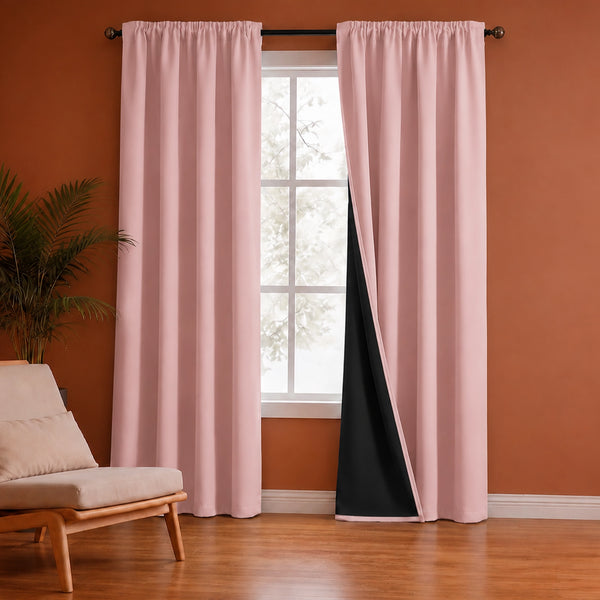 Fort Essential - Black Backing Blackout Curtain
