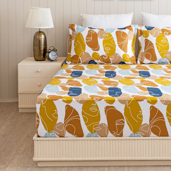 Imprimer Faces of Color - Bedsheet