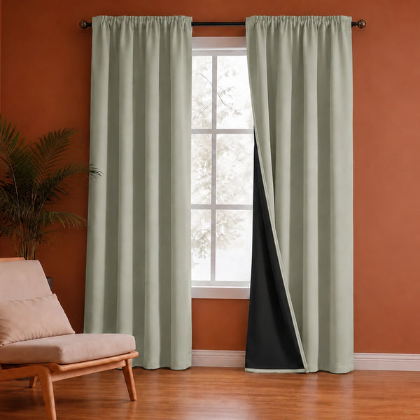 Fort Essential - Black Backing Blackout Curtain