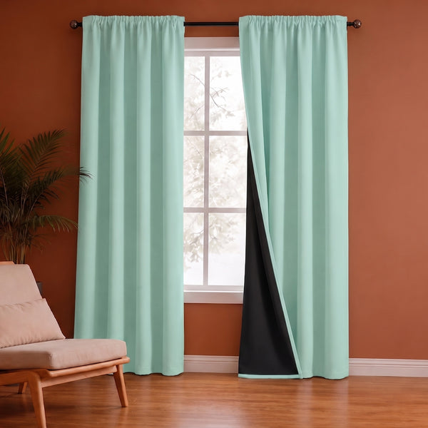 Fort Essential - Black Backing Blackout Curtain