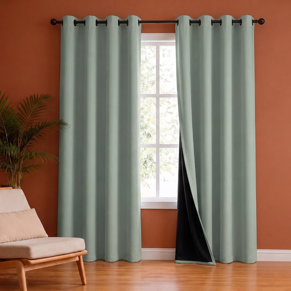 Fort Essential - Black Backing Blackout Curtain