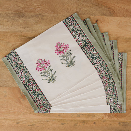 Wild Peony Table Runner with 6 Napkins & 6 PlacematsWild Peony Table Runner with 6 Napkins & 6 Placemats