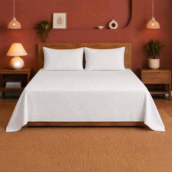 Fort Nightingale - Solid Bedsheet (White)