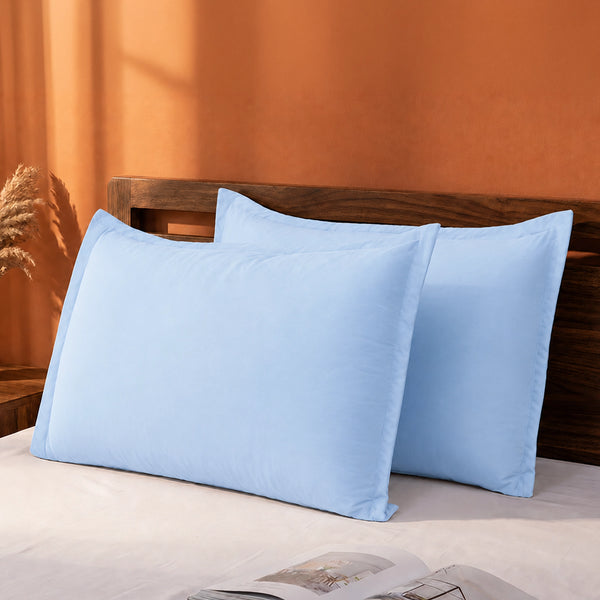 Fort Nightingale - Solid Pillow Cover (Sky Blue) (Bedsheet Excluded)