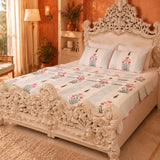 Floral Empress - Handblock Bedcover
