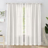 Fort Handpicked Breeze - Rod Pocket White Sheer Curtain