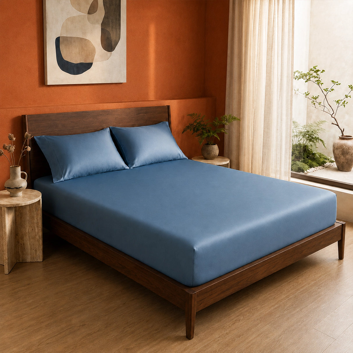 Premium Bamboo Fitted Sheet – Soft, Breathable & Comfortable Sheet