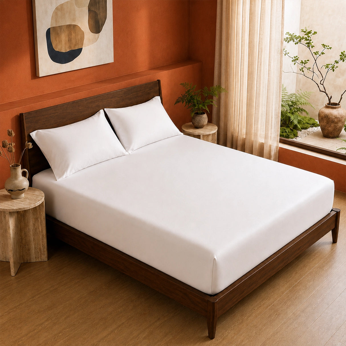 Premium Bamboo Fitted Sheet – Soft, Breathable & Comfortable Sheet