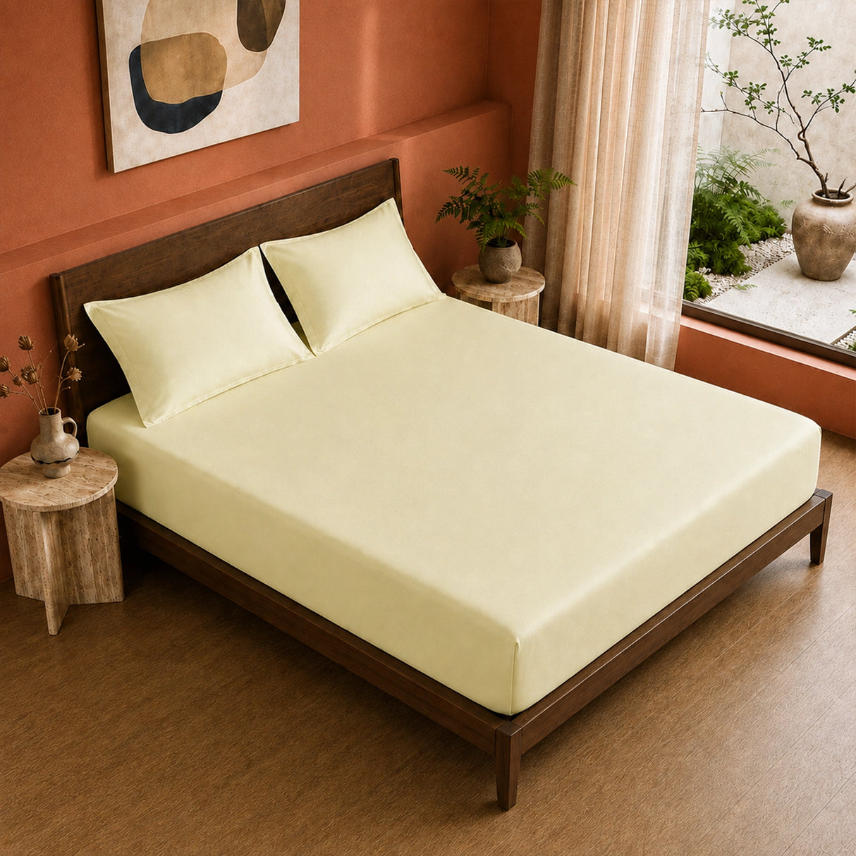 Organic Bamboo Fitted Sheet – Soft, Cool & Breathable