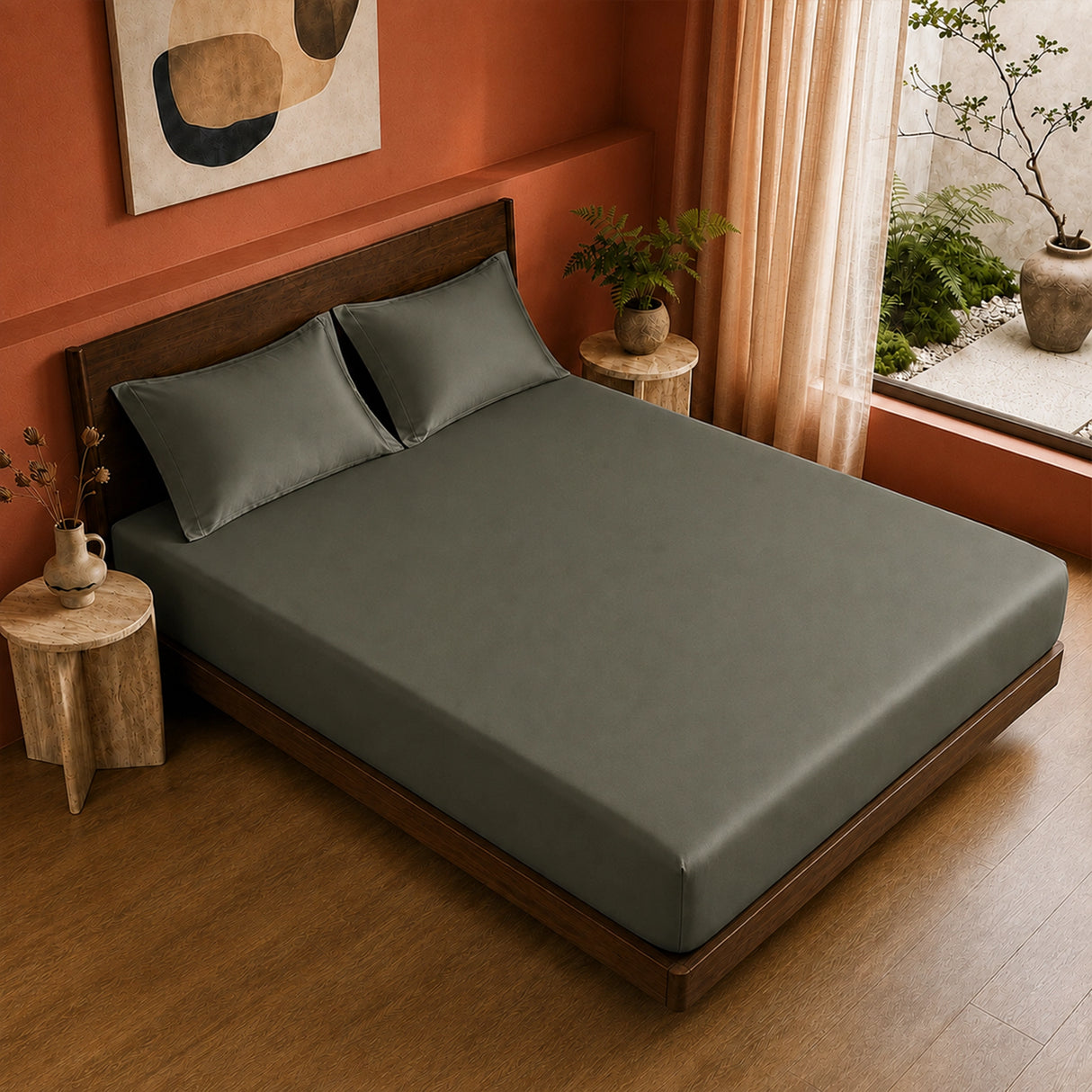 Organic Bamboo Fitted Sheet – Soft, Cool & Breathable