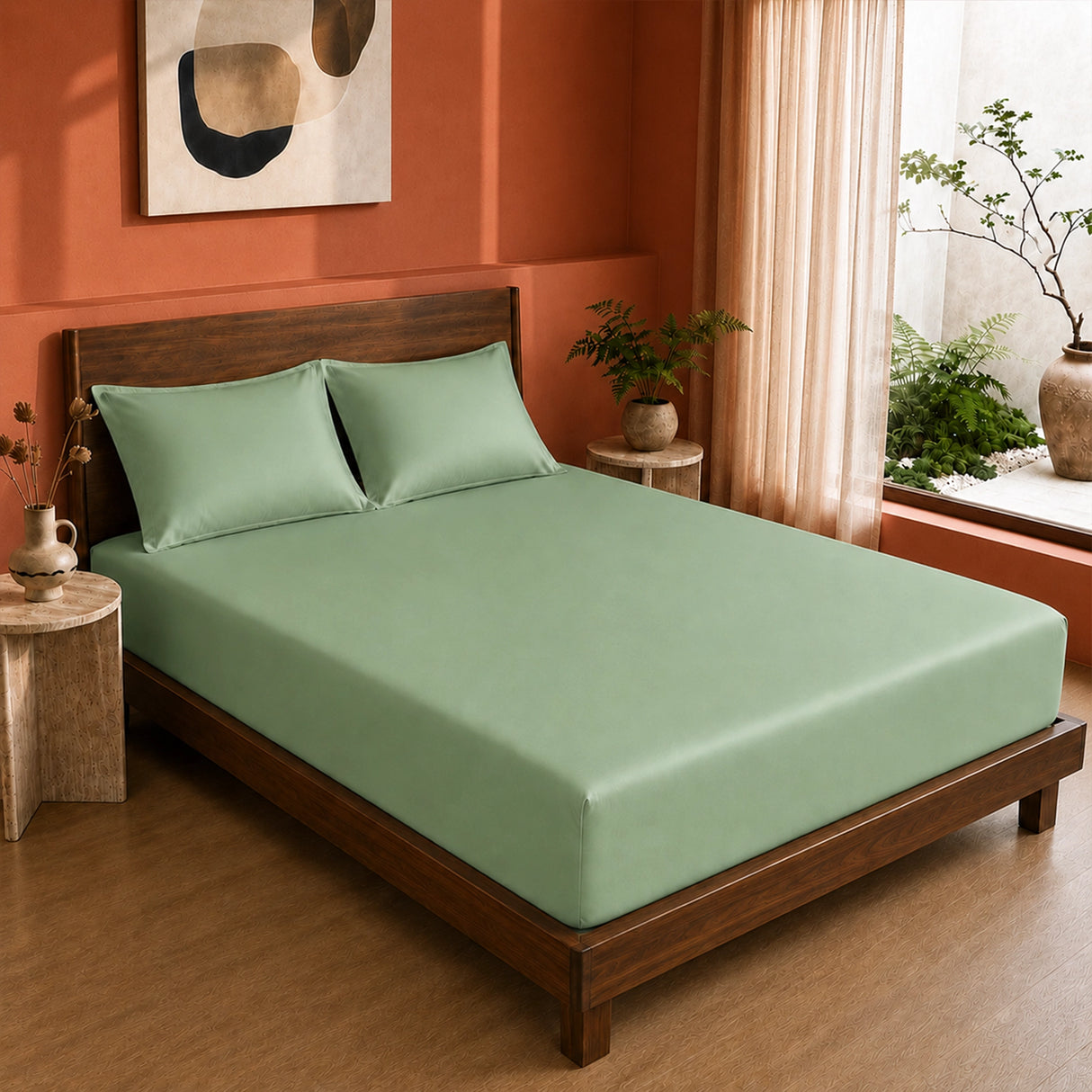 Organic Bamboo Fitted Sheet – Soft, Cool & Breathable