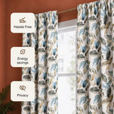 Imprimer Abstract - Digital Printed Blackout Curtain (Leaf Heaven)
