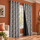 Imprimer Abstract - Digital Printed Blackout Curtain (Delicate Bloom)