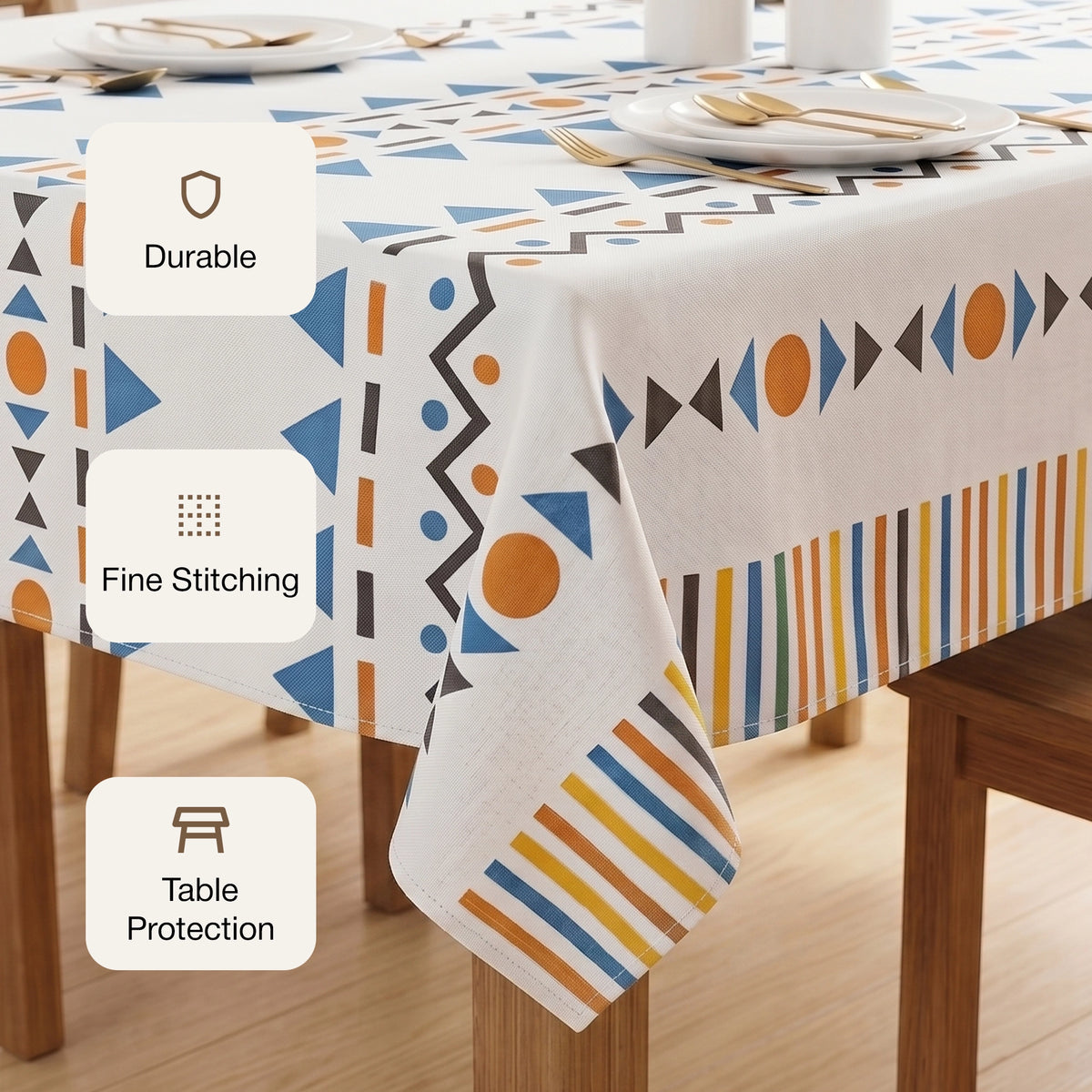 Imprimer Handpicked Santo - Table Cover (Blue Santo)
