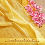 Fort Absolute - Back Tab Solid Sheer Curtain (Yellow)