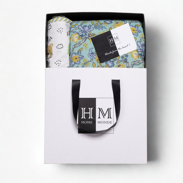 Premium Baby & Adult Dohar Combo Set | Gift-Ready Box