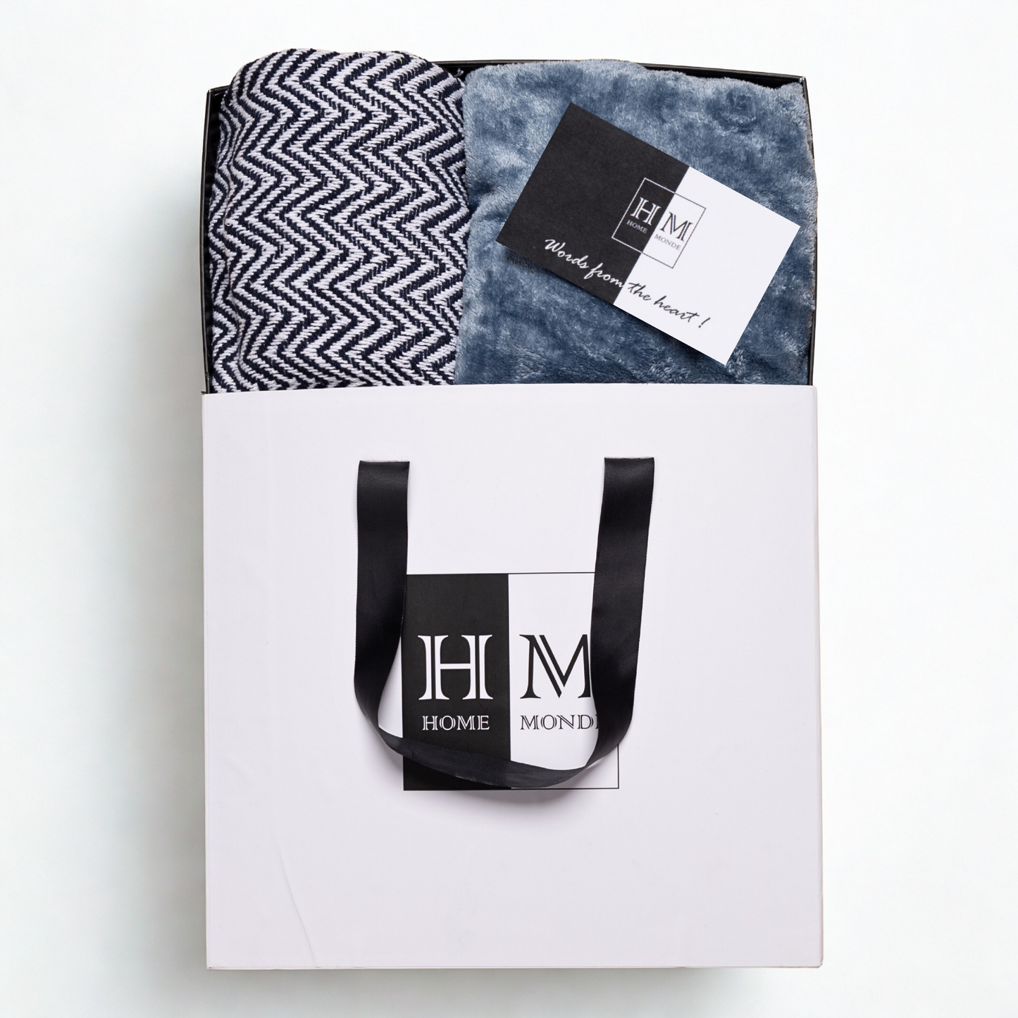 Premium Throw & Blanket Combo Set | Gift-Ready Box