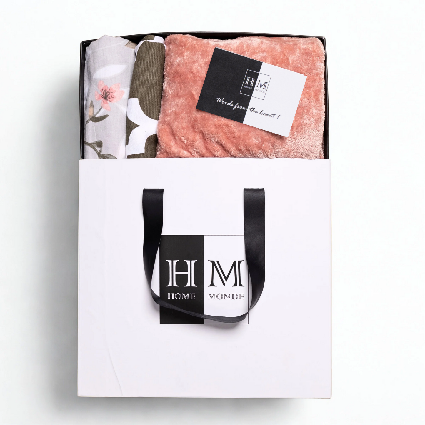 Premium Bedsheet, Blanket & Cushion Cover Combo Set | Gift-Ready Box