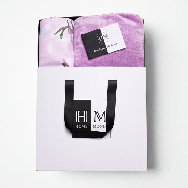 Premium Bedsheet & Blanket Combo Set | Gift-Ready Box