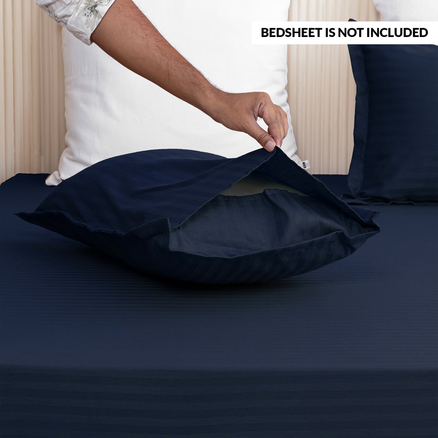 Breton Drowsy - Pillow Cover ( Bedsheet Not Included )
