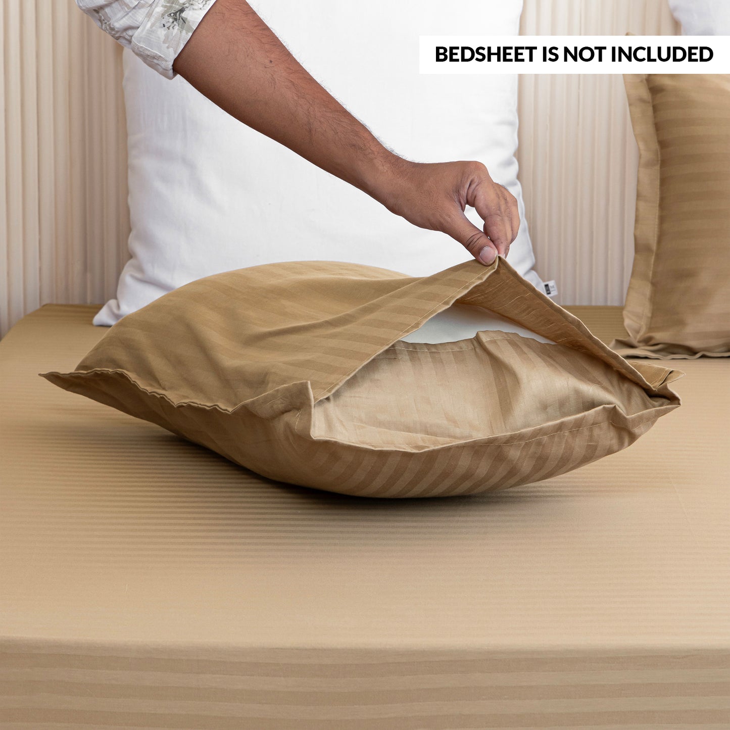 Breton Drowsy - Pillow Cover ( Bedsheet Not Included )